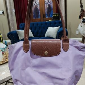 Longchamp Women's Purple Tote Bag